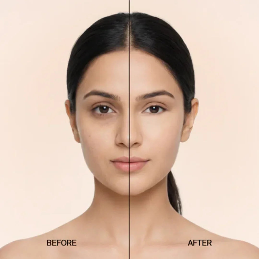 FLICKA Silk Touch & Blend & Shine Face Perfection Duo | Hydrating Primer+SPF Foundation