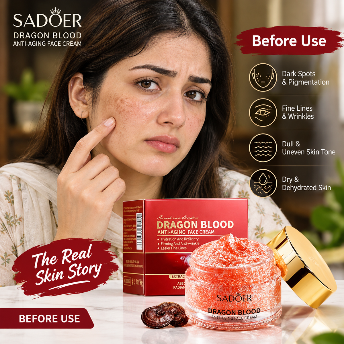 SADOER Dragon Blood Face Cream